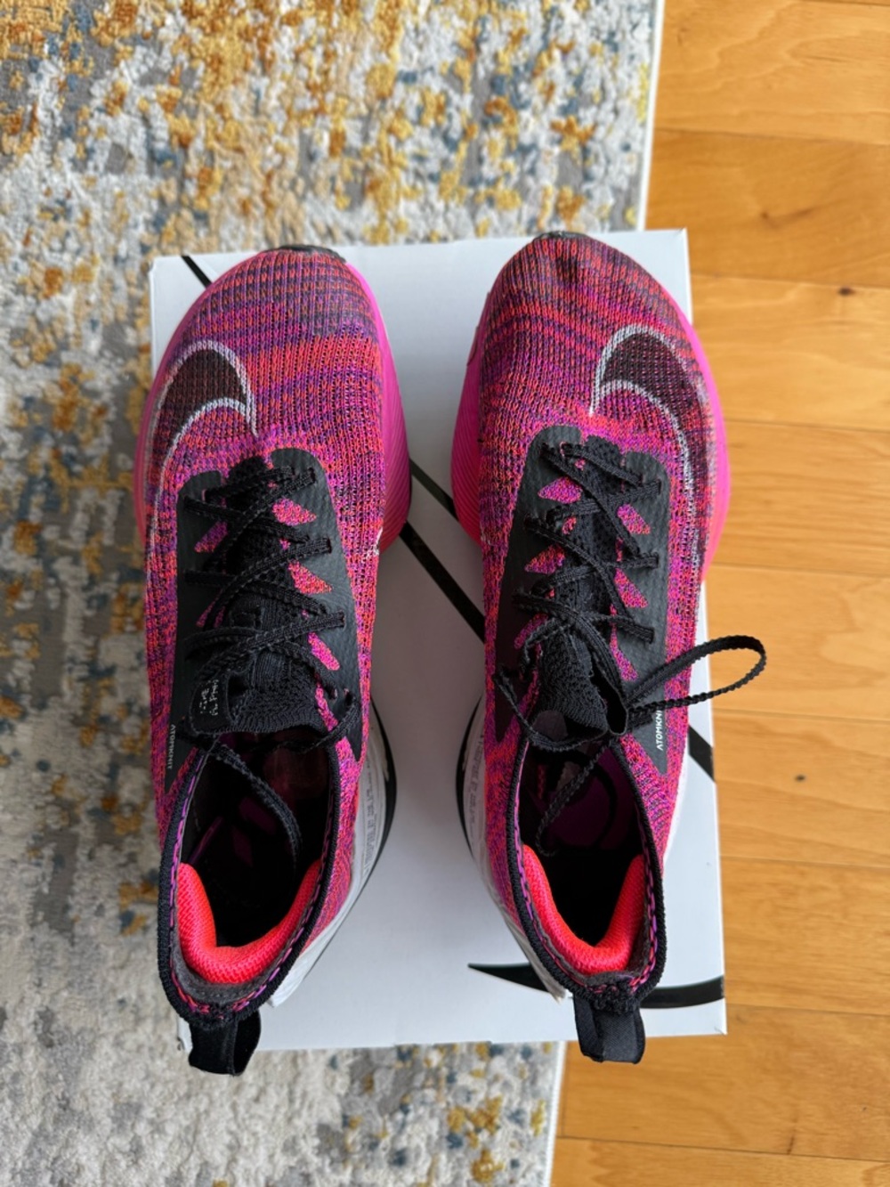 Nike Women’s Alphafly Next% Hyper Violet Carbon Racing Shoes - Size 8